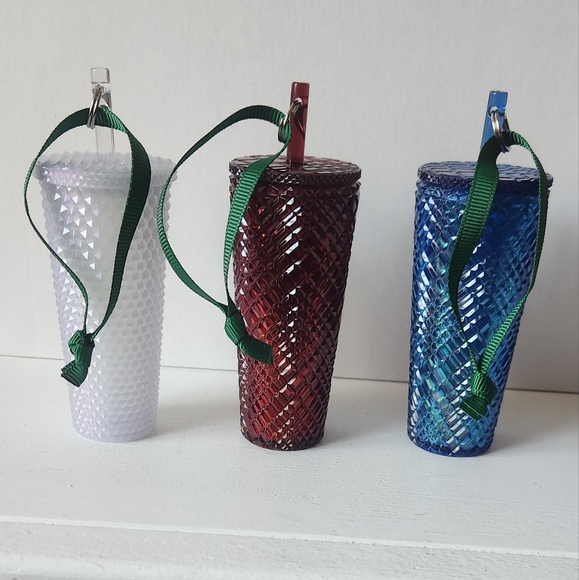Starbucks set of three Ornaments - Picture 2 of 4